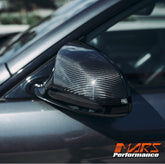 FloKraft RHD Dry Carbon Fibre Replacement Mirror Cover Bodykit for BMW M - Series M3 F80 & M4 F82 F83 & M2 F87 Competition - Mars Performance